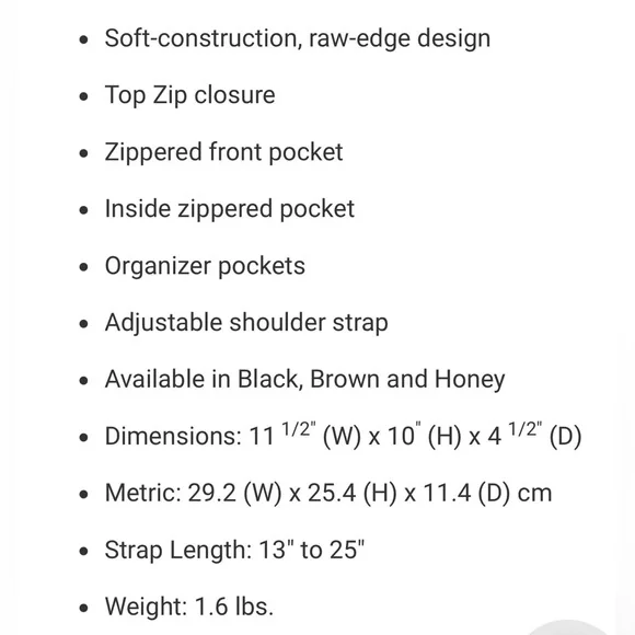 Jack George’s Hobo shoulder bag/purse - Picture 6 of 14